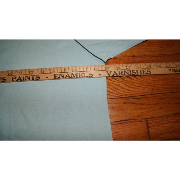 Vintage 70s 80s Great Smokey Mountains Vneck L Ringer TShirt Bear Trees USA Made - Picture 6 of 10